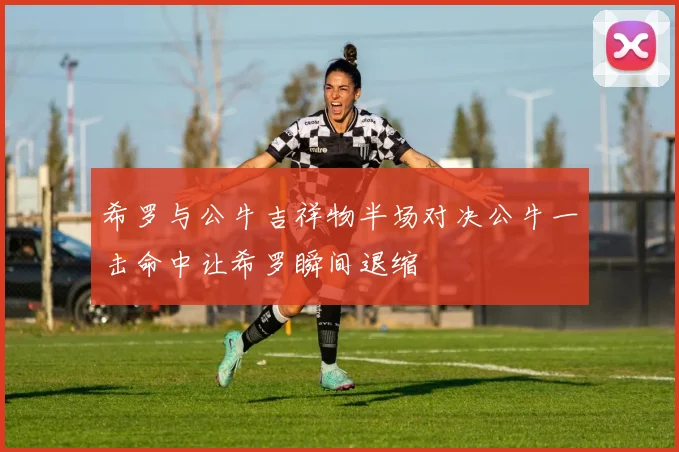 希罗与公牛吉祥物半场对决公牛一击命中让希罗瞬间退缩
