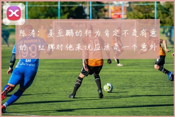 陈涛：姜至鹏的行为肯定不是有意的，红牌对他来说应该是一个意外
