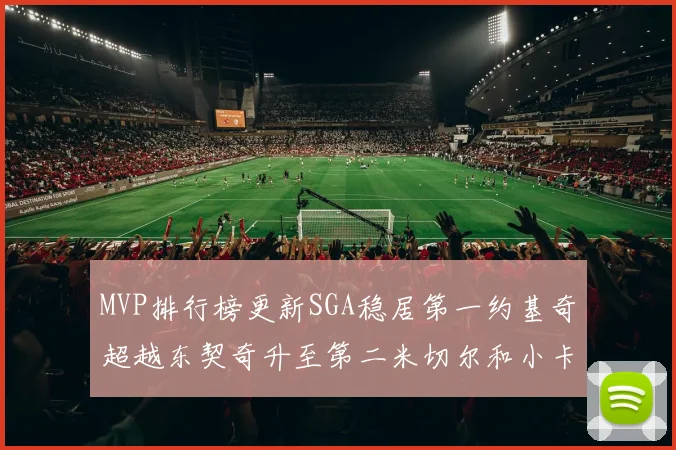 MVP排行榜更新SGA稳居第一约基奇超越东契奇升至第二米切尔和小卡表现引关注